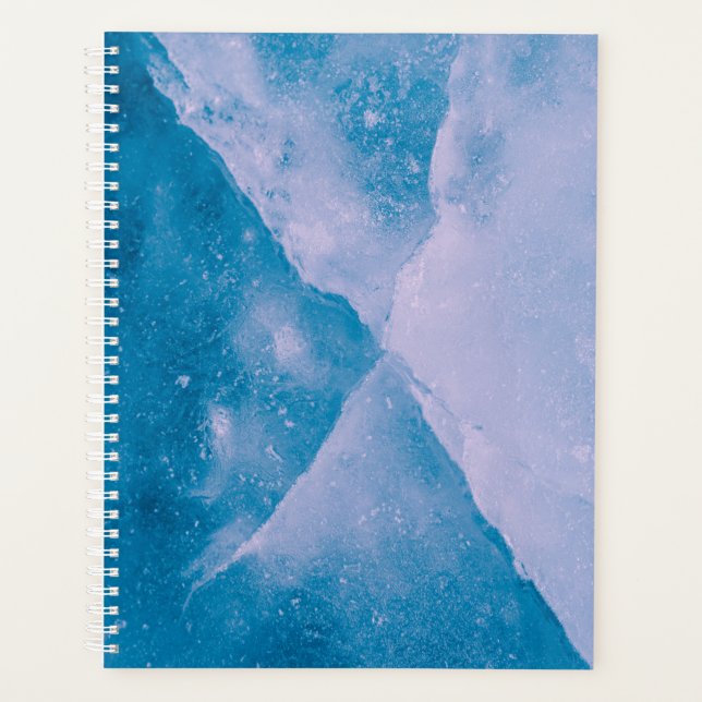 Agenda Foto de superfície de gelo abstrato (Frente)