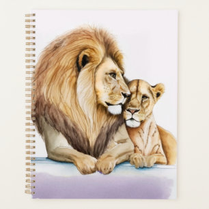Agenda Foto do Casal Lion in Love Lion para o Lion Lover