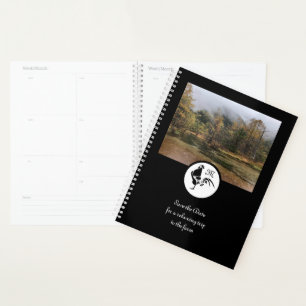 Agenda Foto do Monograma Silhouette Silhouette Rooster Pr