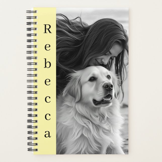 Agenda Foto e Nome Personalizados  (Frente)