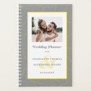 Agenda Foto Personalizada Casamentos Mensais Modernos Cin
