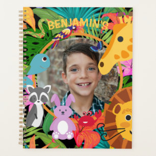 Agenda Foto personalizada de lindos animais da selva