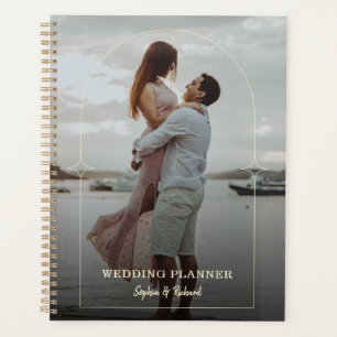 Agenda Foto Personalizada de Script de Cor Editável de Ar