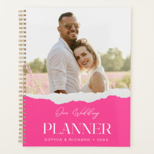 Agenda Foto personalizada de script estético moderno