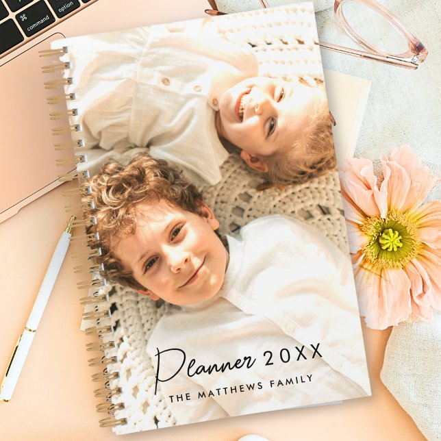 Agenda Foto Personalizada Moderna 2025 Cria Sua Própria F (Front)
