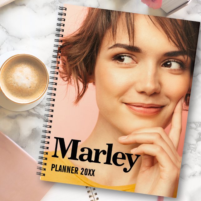 Agenda Foto personalizada moderna Cria sua própria beleza (Criador carregado)