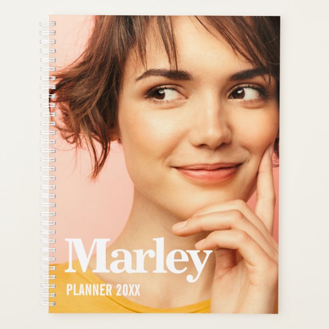 Agenda Foto personalizada moderna Cria sua própria beleza (Frente)