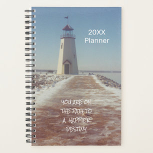 Agenda Fotografia do farol de destino feliz