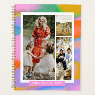 Agenda Fotos coloridas modernas e bonitas da família da m