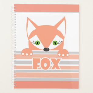Agenda Fox pequena e curiosa