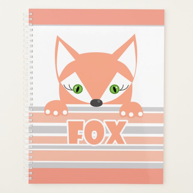 Agenda Fox pequena e curiosa (Frente)