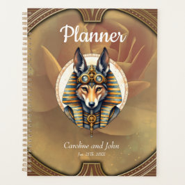 Agenda Fox Retrato de Steampunk Anubis
