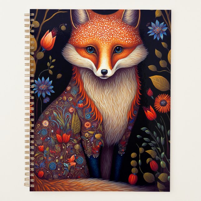 Agenda Fox Woodland Fantasy Art (Frente)