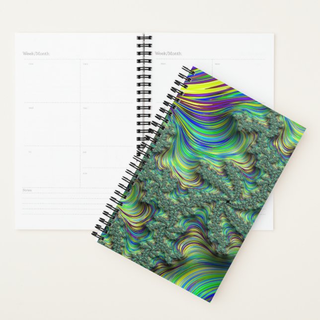 Agenda Fractal Colorido (Exibição)