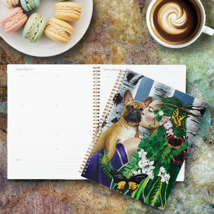 Agenda Francês Buldogue Dryad Fantasy