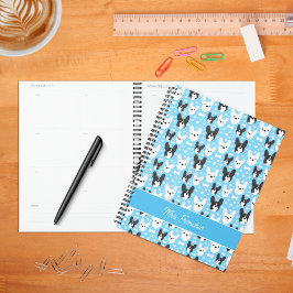 Agenda Francês Bulldog Patterly Semanal Mensal