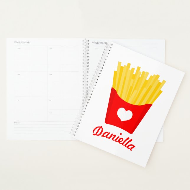 Agenda Francês Fry Love (Exibição)