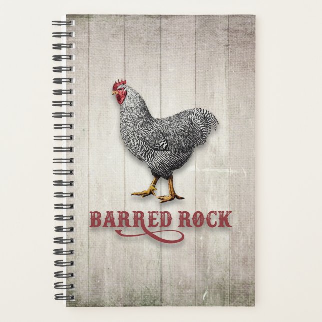 Agenda Frango de Rock Barred (Frente)
