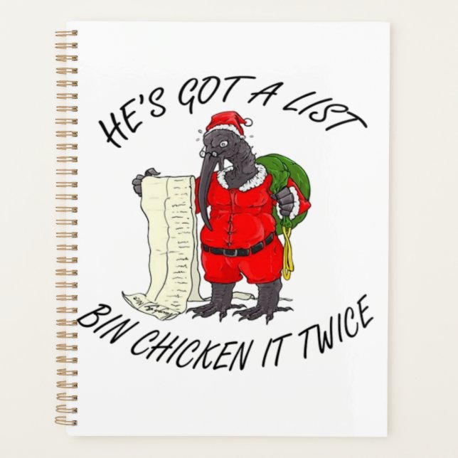 Agenda Frango Santa Bin  (Frente)