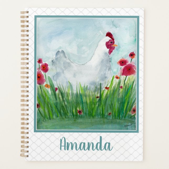 Agenda Frango Whimsical (Frente)