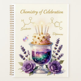 Agenda Frasco de Celebração de Aniversário de Química e A
