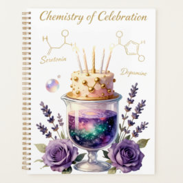 Agenda Frasco de Celebração de Aniversário de Química e A