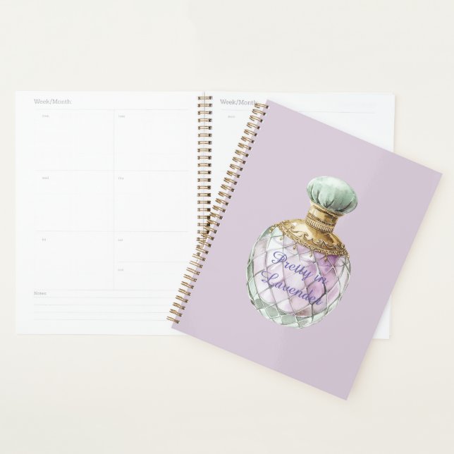 Agenda Frasco de Perfume Pretty in Lavender (Exibição)