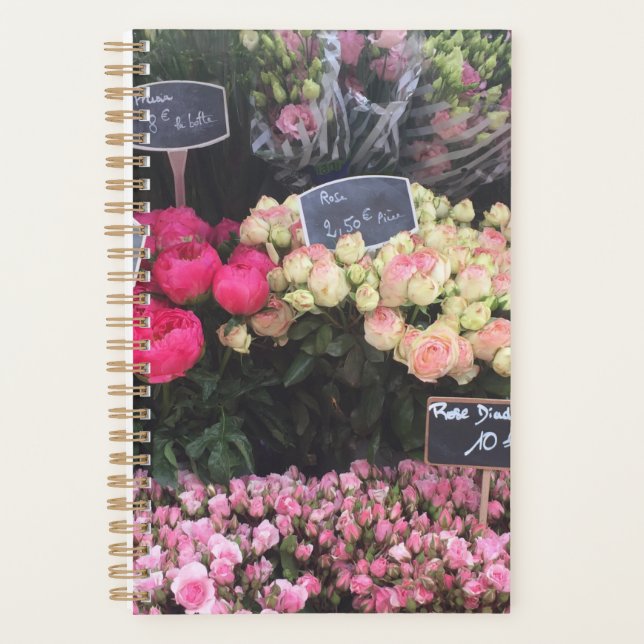 Agenda French Flowers Planner (Frente)