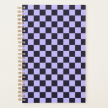 French lilac checkerboard pattern