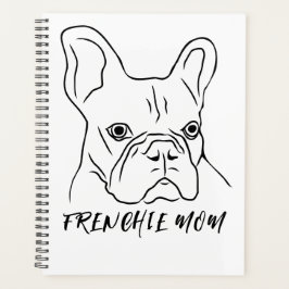 Agenda Frenchie Mãe Cara De Francês Desenhada À Mão
