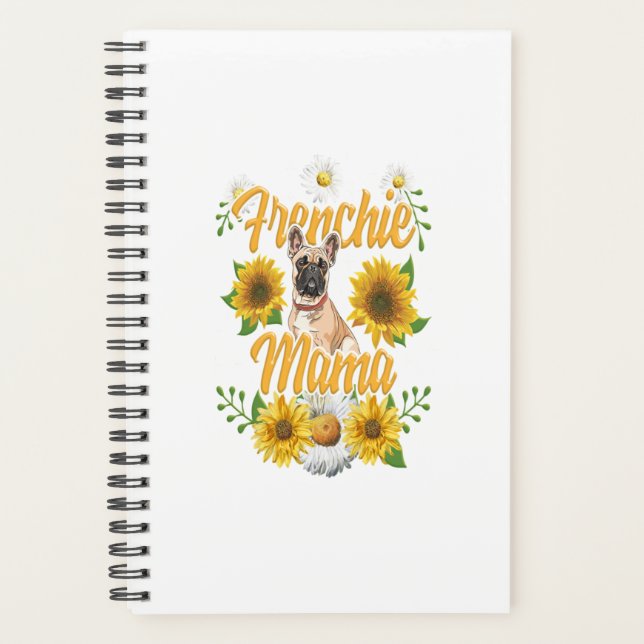 Agenda Frenchie Mama French Buldogue Dog Mãe Pele Mama (Frente)