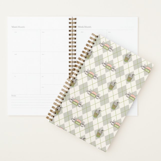 Agenda FRIENDS™  | Padrão Xadrez de Central Perk (Exibição)