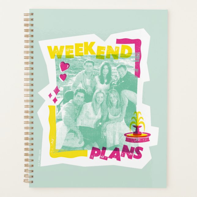 Agenda FRIENDS™ | Planos de Fim de Semana (Frente)