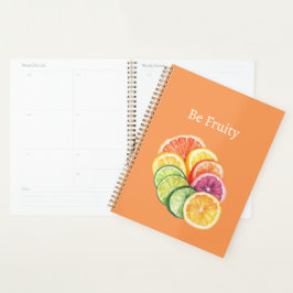 Agenda Fruta cítrica laranja seja frutada