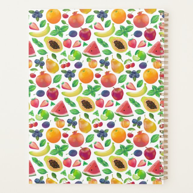 Agenda Frutas brilhantes suculentas (Verso)
