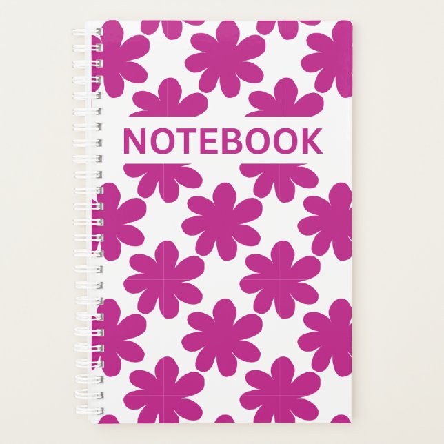 Agenda Fuchsia Floral Background | Bold & Feminine Aesthe (Frente)