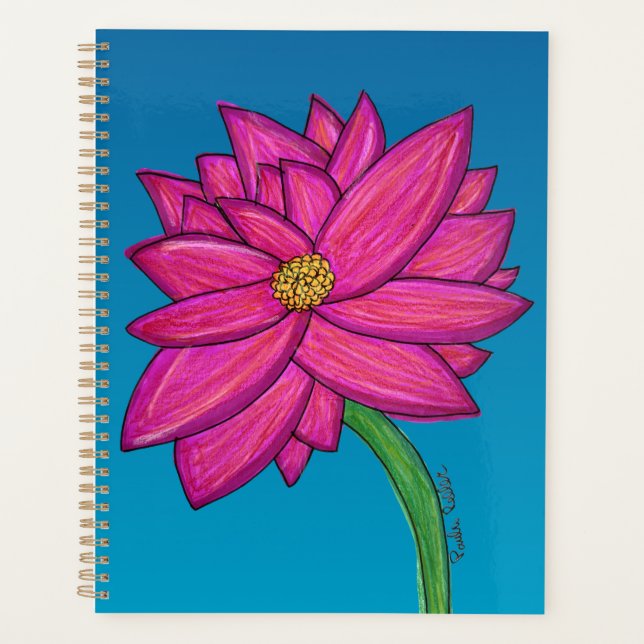 Agenda Fuchsia Pink Flower (Frente)