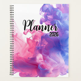 Agenda Fumaça Difusa Rosa e Roxa