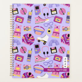 Agenda Fun retro 90s nostalgia – drawings Y2K revival