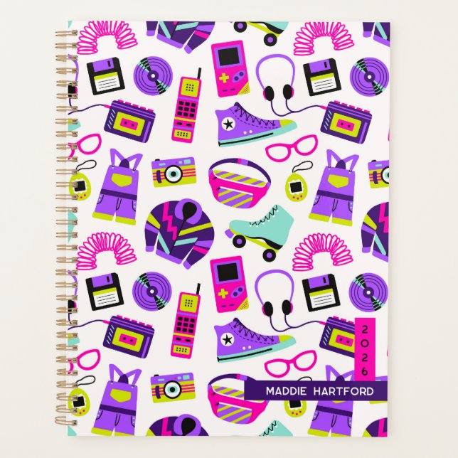 Agenda Fun retro 90s nostalgia – drawings Y2K revival (Frente)