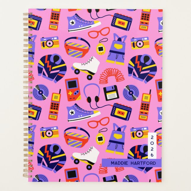 Agenda Fun retro 90s nostalgia – drawings Y2K revival (Frente)