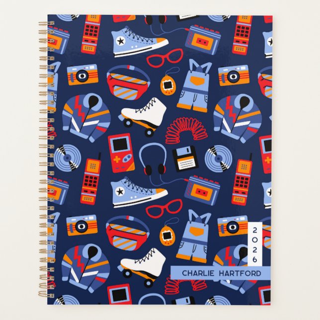 Agenda Fun retro 90s nostalgia – drawings Y2K revival (Frente)