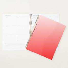 Agenda Fundo Abstrato Minimalista com Gradiente Rosa Verm