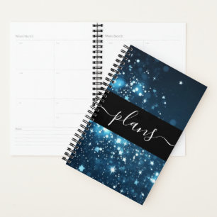 Agenda Fundo Azul Estrelado