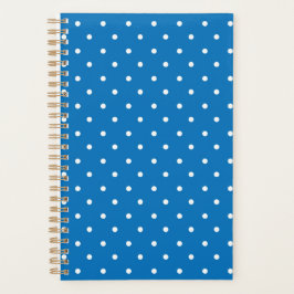 Agenda Fundo azul sem emendas padrão de bolinhas 