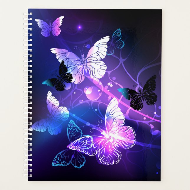 Agenda Fundo com Borboletas Noturnas (Frente)
