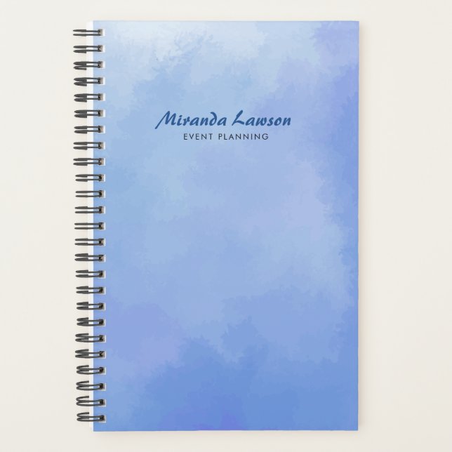 Agenda Fundo de aquarela  (Frente)