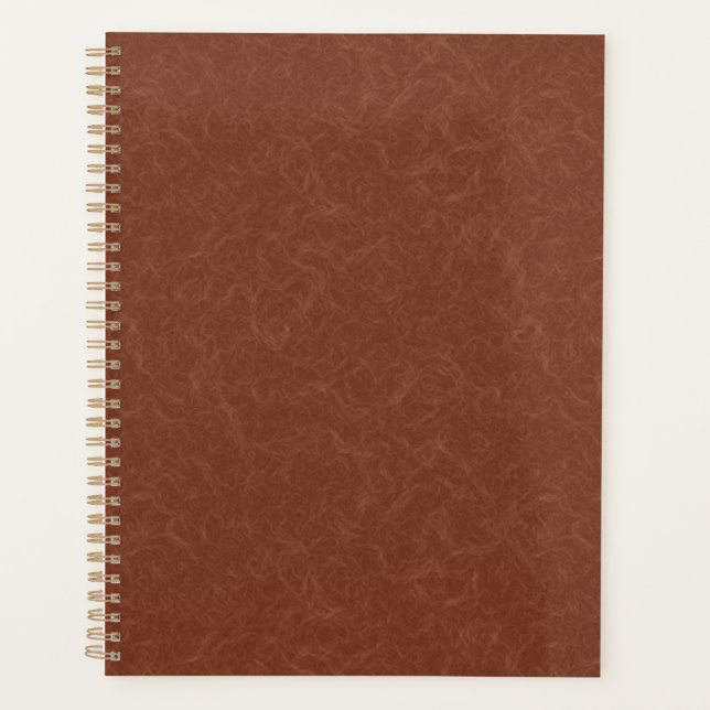 Agenda Fundo marrom rico texturizado (Frente)