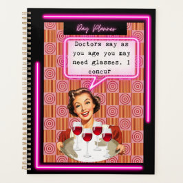 Agenda Funny Day Planner/Journal For Women Sassy-Glasses