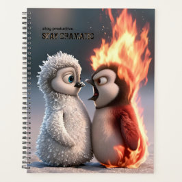Agenda Funny Fire and Ice Penguin